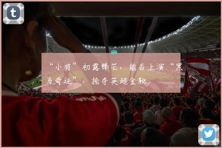 “小将”初露锋芒,能否上演“黑马奇迹”,抢夺英超金靴